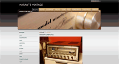 Desktop Screenshot of marantz-vintage.de